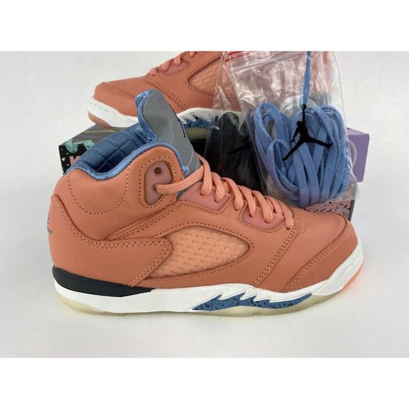 Nike Air Jordan 5 Retro X DJ Khaled TD Toddler 9C-10C We The Best Crimson Bliss - Picture 5 of 12